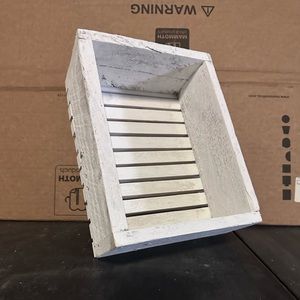 Small crate rustic decor